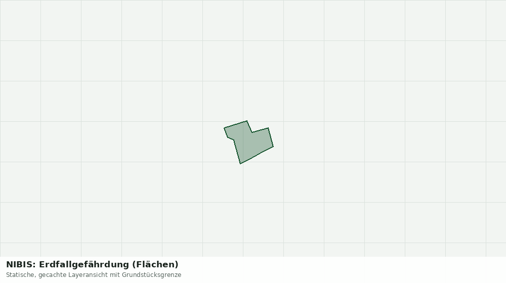 Statische Kartenansicht: NIBIS: Erdfallgefährdung (Flächen)