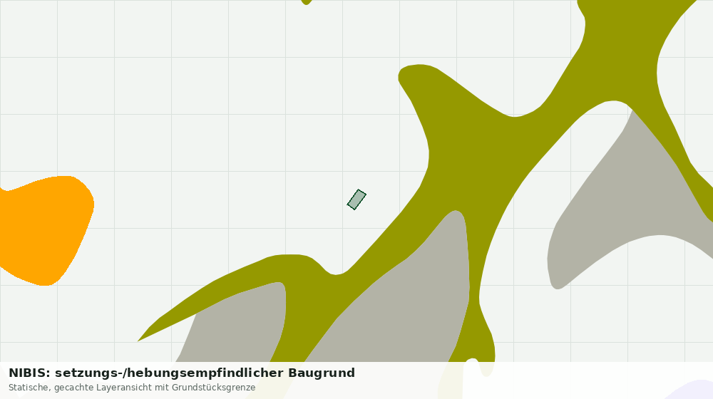 Statische Kartenansicht: NIBIS: setzungs-/hebungsempfindlicher Baugrund
