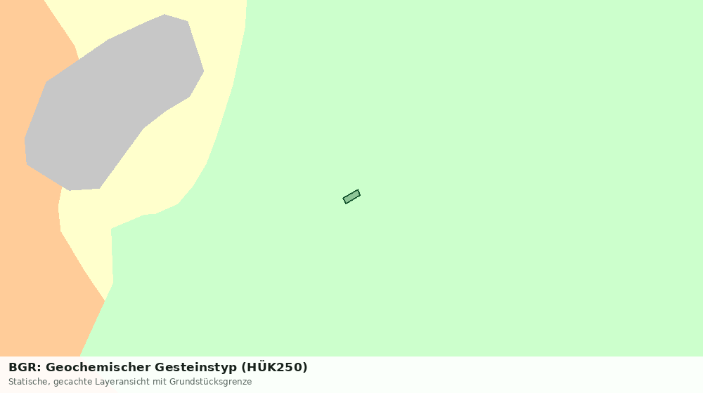 Statische Kartenansicht: BGR: Geochemischer Gesteinstyp (HÜK250)