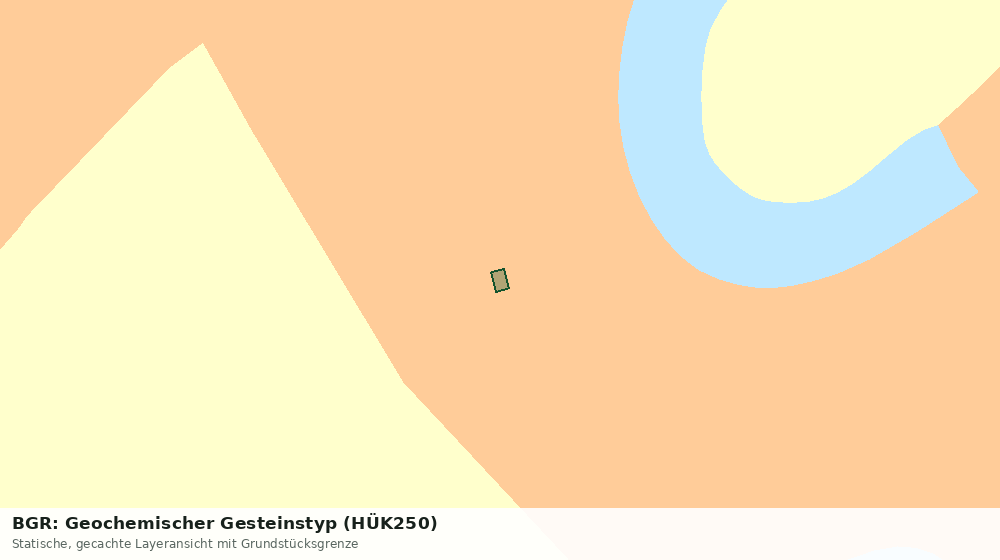 Statische Kartenansicht: BGR: Geochemischer Gesteinstyp (HÜK250)