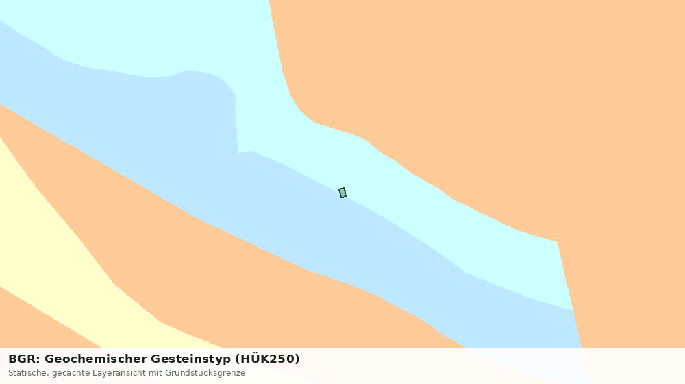 Statische Kartenansicht: BGR: Geochemischer Gesteinstyp (HÜK250)
