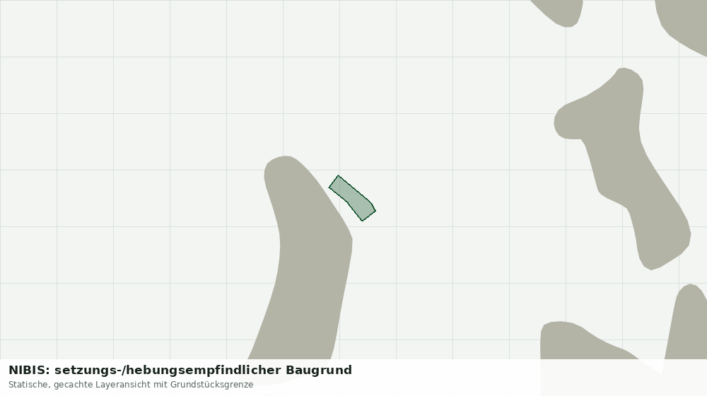 Statische Kartenansicht: NIBIS: setzungs-/hebungsempfindlicher Baugrund