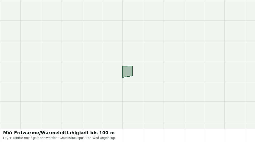 Statische Kartenansicht: MV: Erdwärme/Wärmeleitfähigkeit bis 100 m