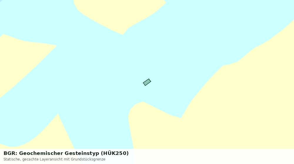 Statische Kartenansicht: BGR: Geochemischer Gesteinstyp (HÜK250)