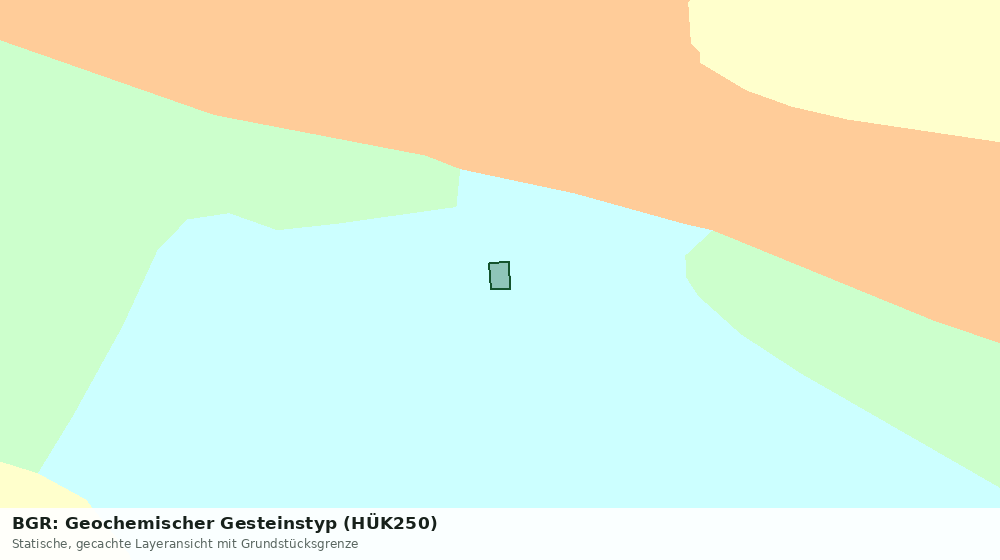 Statische Kartenansicht: BGR: Geochemischer Gesteinstyp (HÜK250)