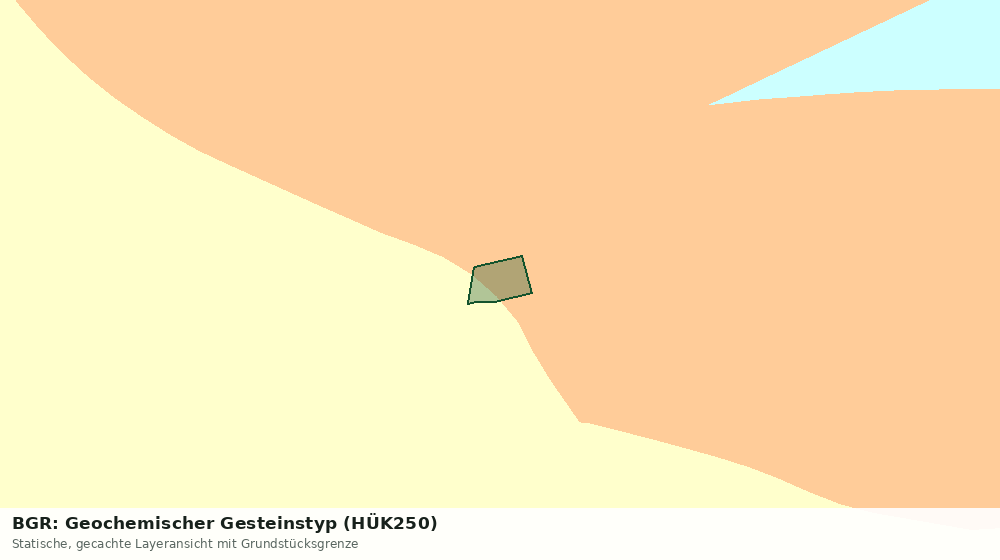 Statische Kartenansicht: BGR: Geochemischer Gesteinstyp (HÜK250)