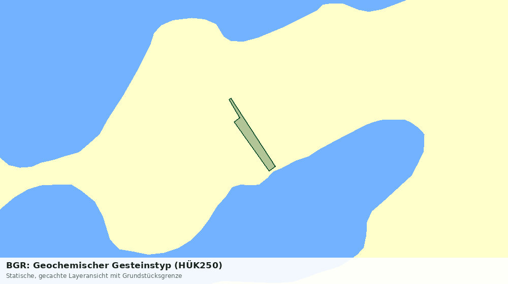 Statische Kartenansicht: BGR: Geochemischer Gesteinstyp (HÜK250)