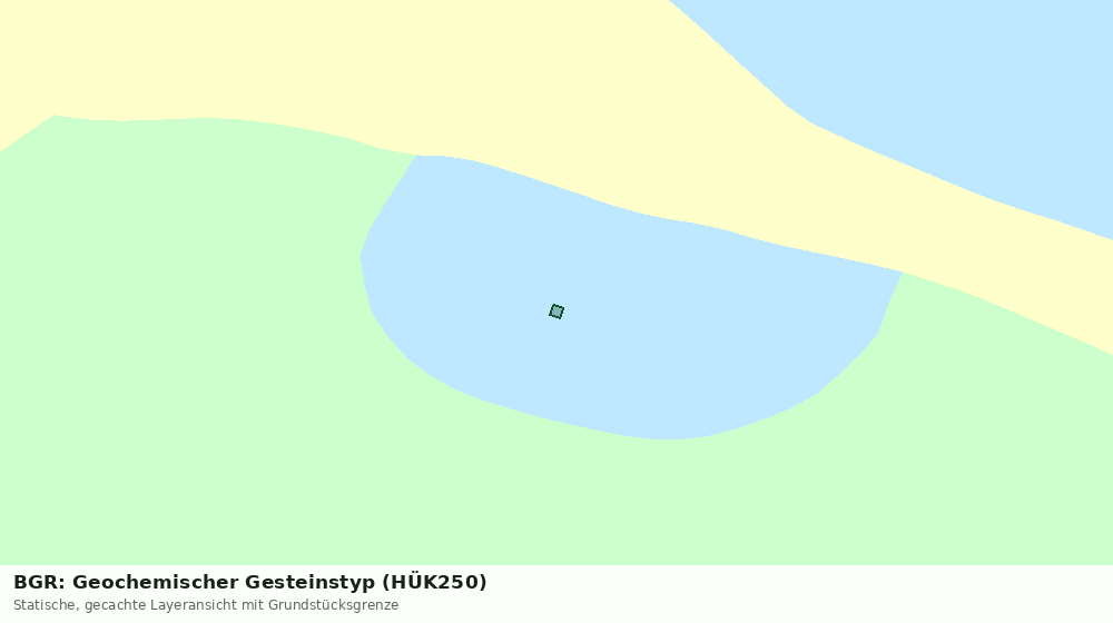 Statische Kartenansicht: BGR: Geochemischer Gesteinstyp (HÜK250)