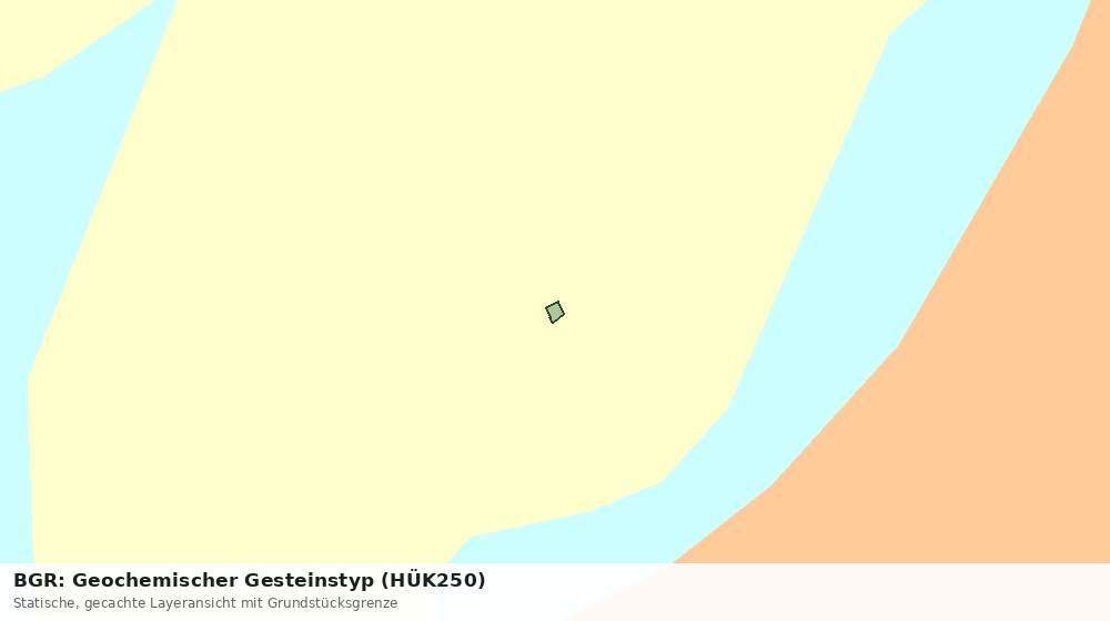 Statische Kartenansicht: BGR: Geochemischer Gesteinstyp (HÜK250)