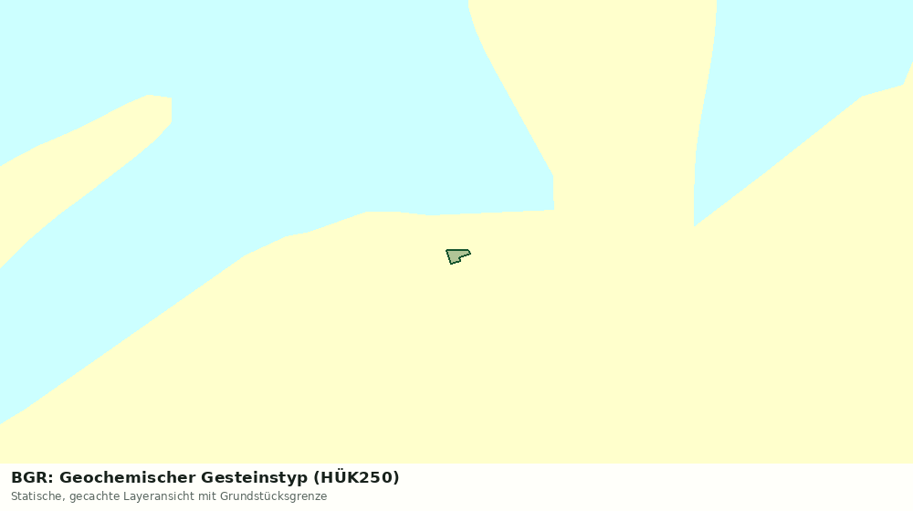 Statische Kartenansicht: BGR: Geochemischer Gesteinstyp (HÜK250)