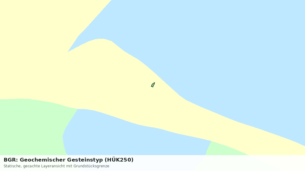 Statische Kartenansicht: BGR: Geochemischer Gesteinstyp (HÜK250)