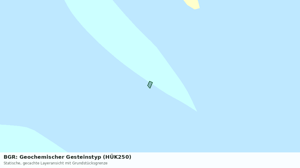 Statische Kartenansicht: BGR: Geochemischer Gesteinstyp (HÜK250)