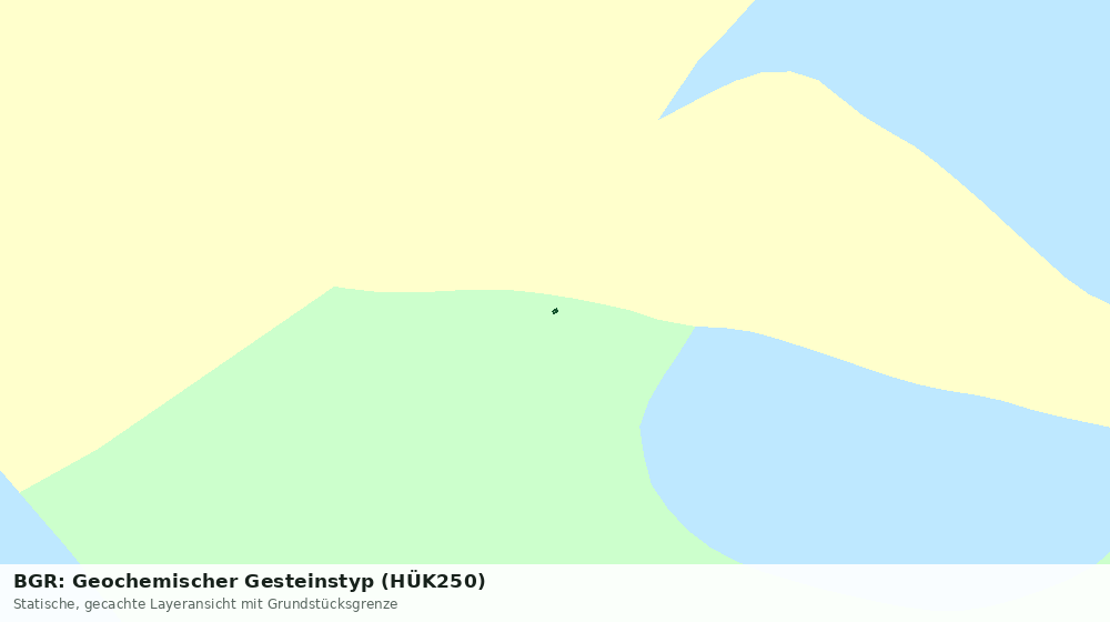 Statische Kartenansicht: BGR: Geochemischer Gesteinstyp (HÜK250)