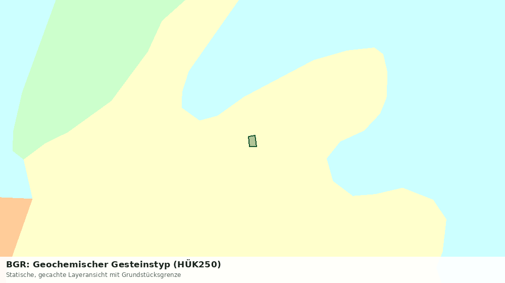 Statische Kartenansicht: BGR: Geochemischer Gesteinstyp (HÜK250)