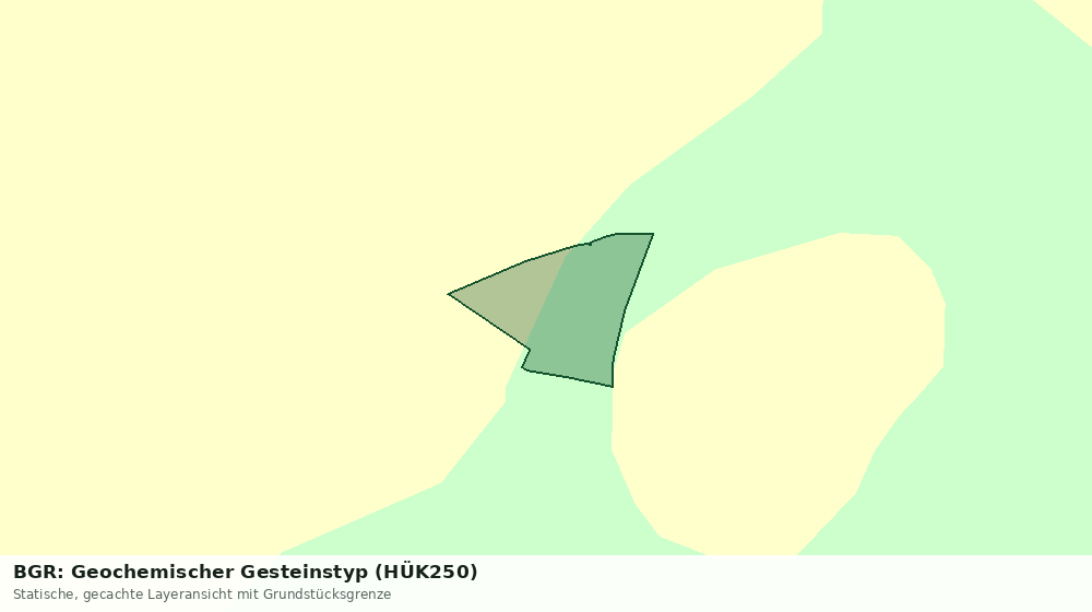 Statische Kartenansicht: BGR: Geochemischer Gesteinstyp (HÜK250)