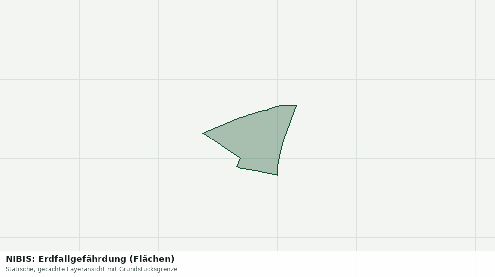 Statische Kartenansicht: NIBIS: Erdfallgefährdung (Flächen)