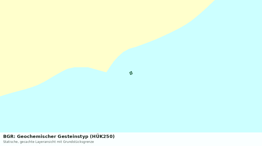 Statische Kartenansicht: BGR: Geochemischer Gesteinstyp (HÜK250)