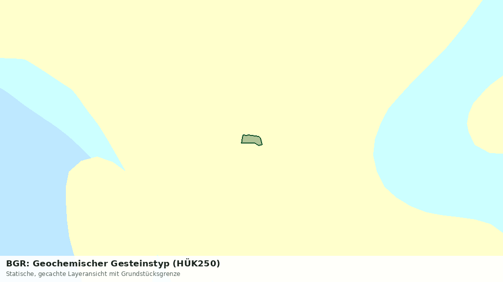 Statische Kartenansicht: BGR: Geochemischer Gesteinstyp (HÜK250)