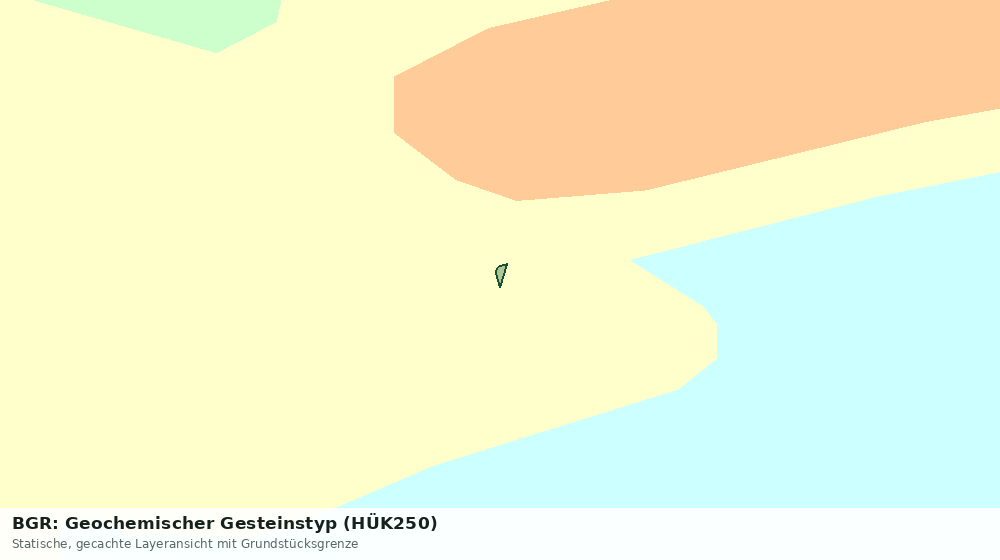 Statische Kartenansicht: BGR: Geochemischer Gesteinstyp (HÜK250)