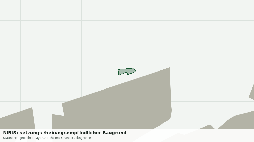 Statische Kartenansicht: NIBIS: setzungs-/hebungsempfindlicher Baugrund