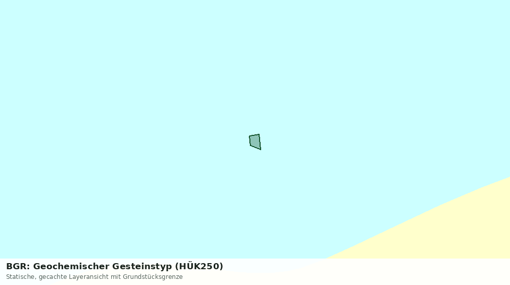 Statische Kartenansicht: BGR: Geochemischer Gesteinstyp (HÜK250)