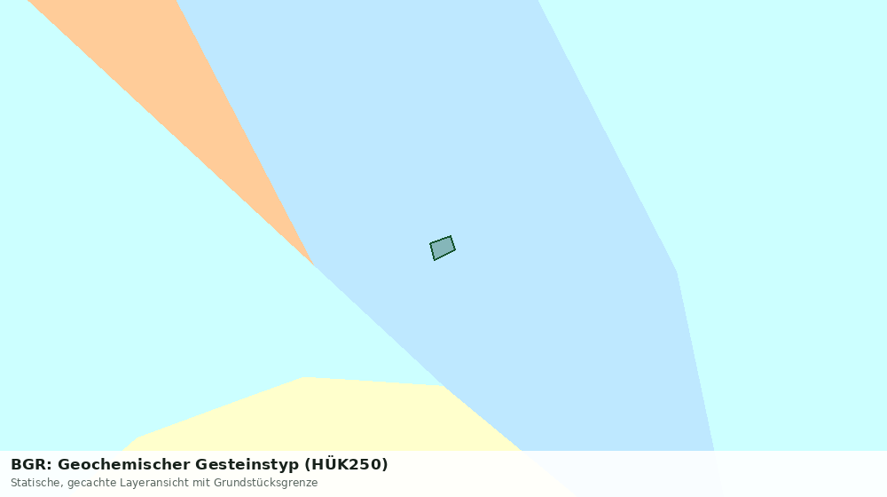 Statische Kartenansicht: BGR: Geochemischer Gesteinstyp (HÜK250)