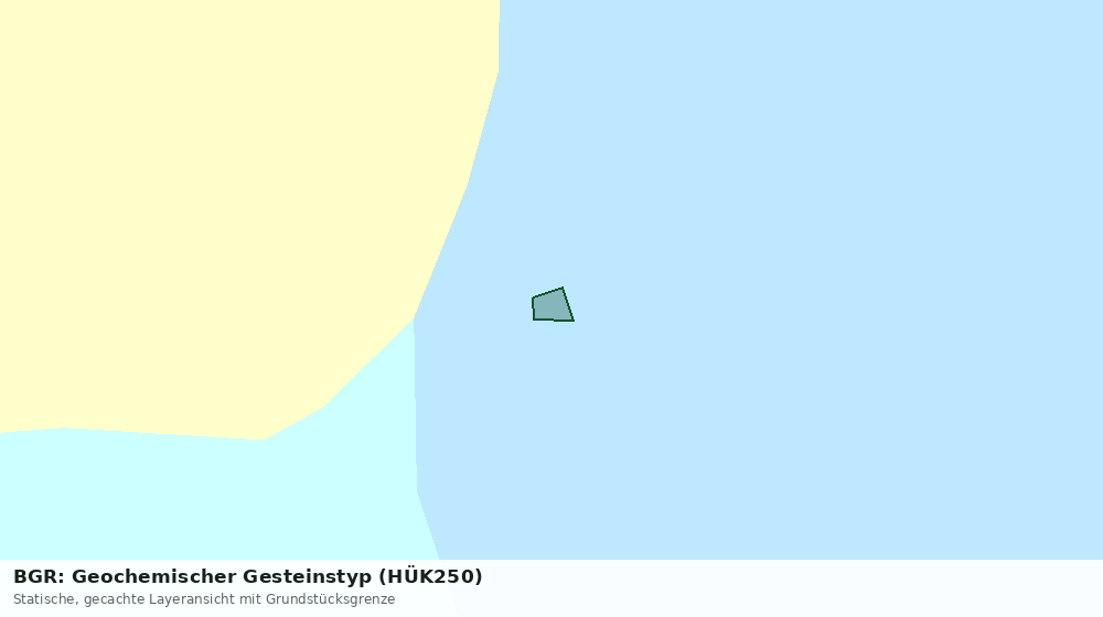 Statische Kartenansicht: BGR: Geochemischer Gesteinstyp (HÜK250)