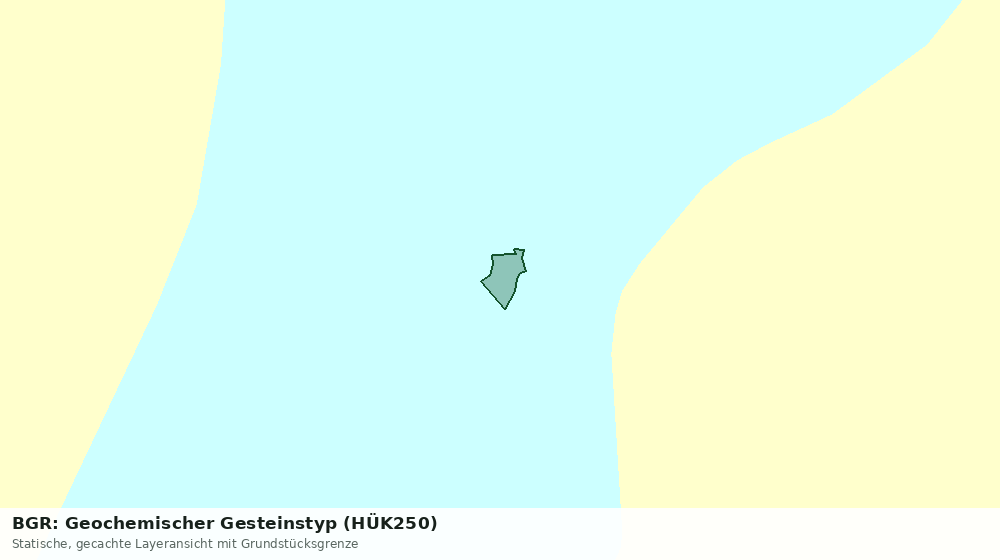 Statische Kartenansicht: BGR: Geochemischer Gesteinstyp (HÜK250)