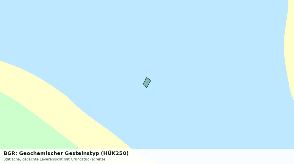 Statische Kartenansicht: BGR: Geochemischer Gesteinstyp (HÜK250)