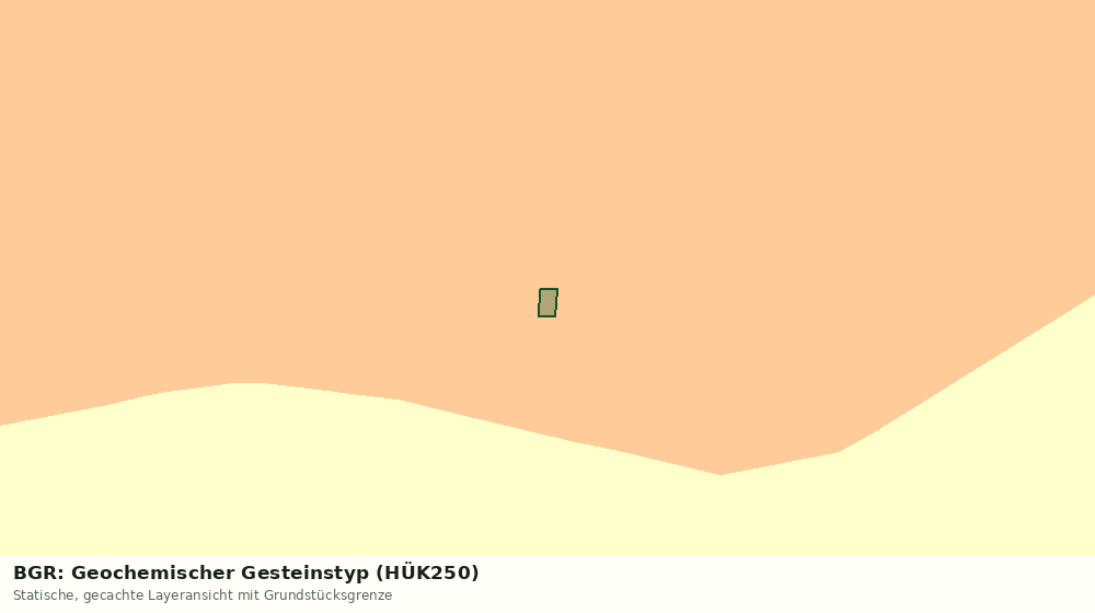 Statische Kartenansicht: BGR: Geochemischer Gesteinstyp (HÜK250)