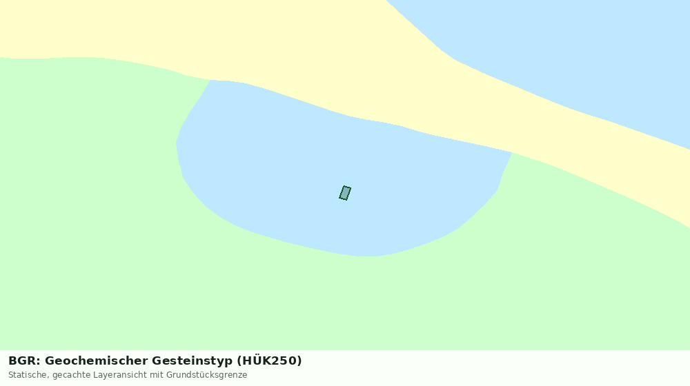 Statische Kartenansicht: BGR: Geochemischer Gesteinstyp (HÜK250)