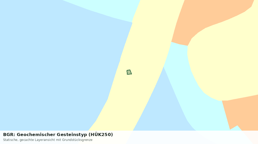 Statische Kartenansicht: BGR: Geochemischer Gesteinstyp (HÜK250)