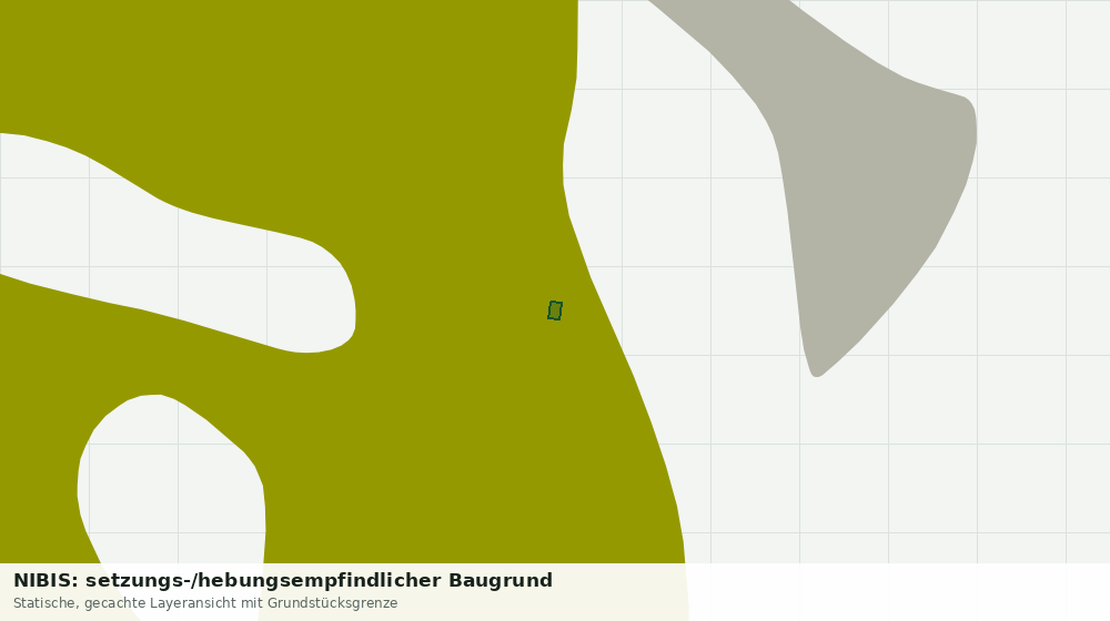 Statische Kartenansicht: NIBIS: setzungs-/hebungsempfindlicher Baugrund