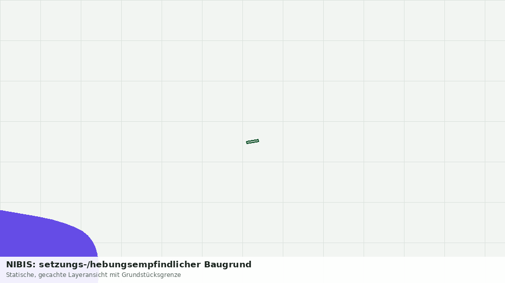 Statische Kartenansicht: NIBIS: setzungs-/hebungsempfindlicher Baugrund