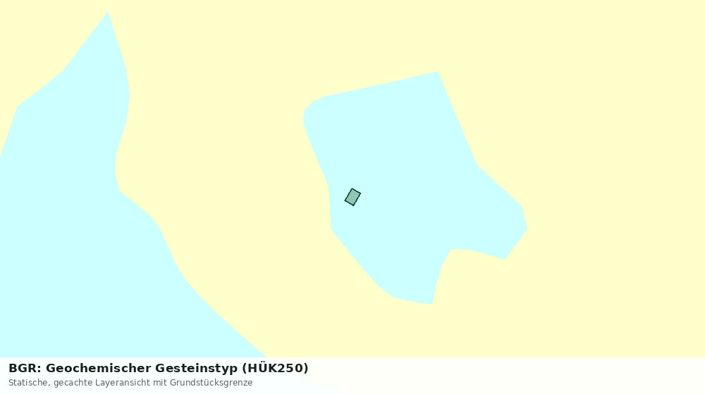 Statische Kartenansicht: BGR: Geochemischer Gesteinstyp (HÜK250)