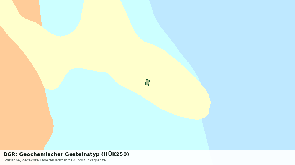 Statische Kartenansicht: BGR: Geochemischer Gesteinstyp (HÜK250)