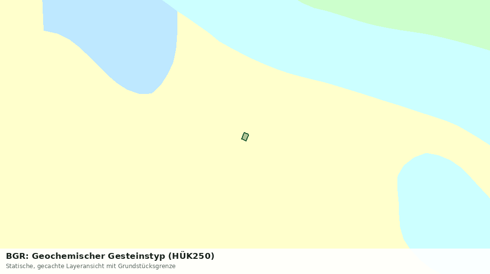 Statische Kartenansicht: BGR: Geochemischer Gesteinstyp (HÜK250)
