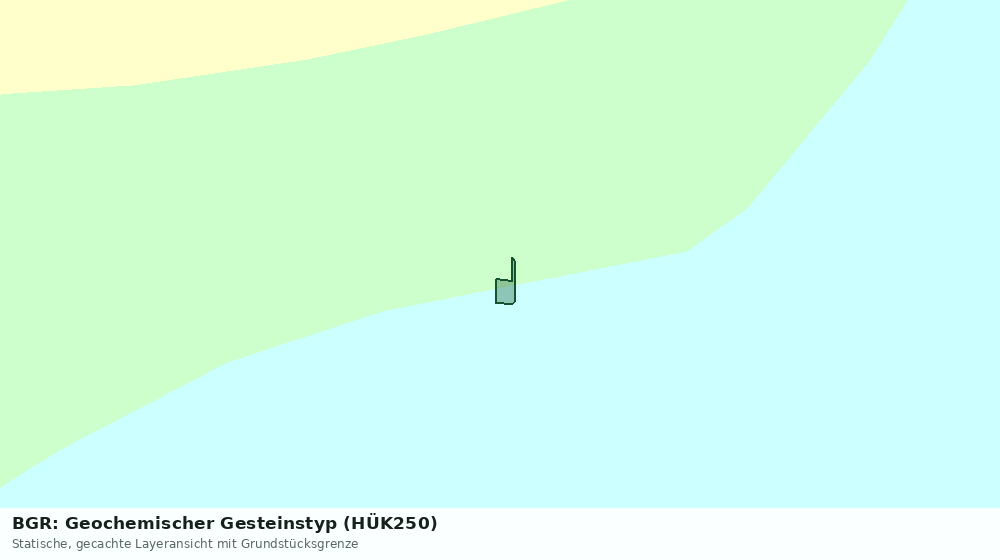 Statische Kartenansicht: BGR: Geochemischer Gesteinstyp (HÜK250)