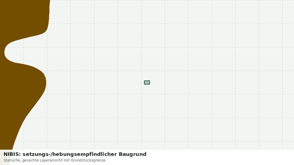 Statische Kartenansicht: NIBIS: setzungs-/hebungsempfindlicher Baugrund