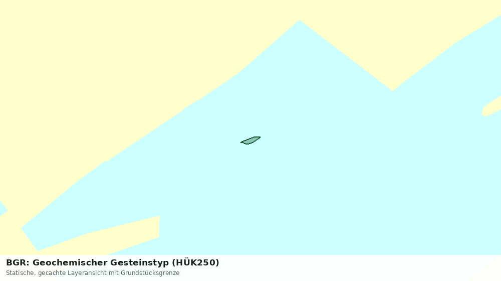 Statische Kartenansicht: BGR: Geochemischer Gesteinstyp (HÜK250)