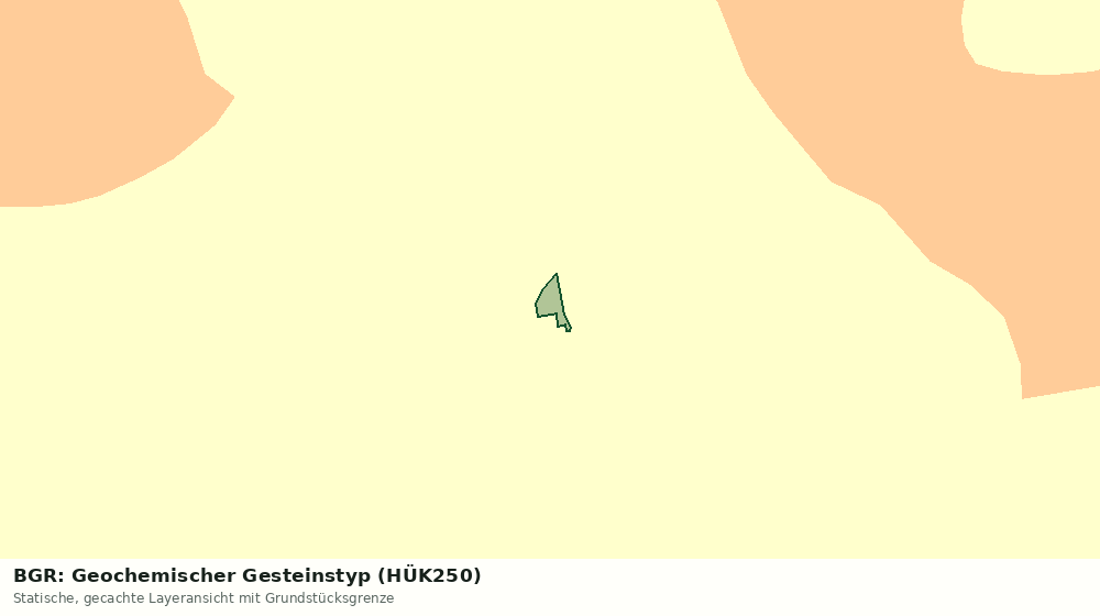 Statische Kartenansicht: BGR: Geochemischer Gesteinstyp (HÜK250)