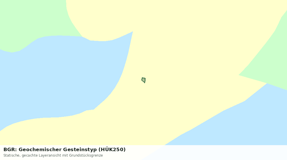 Statische Kartenansicht: BGR: Geochemischer Gesteinstyp (HÜK250)