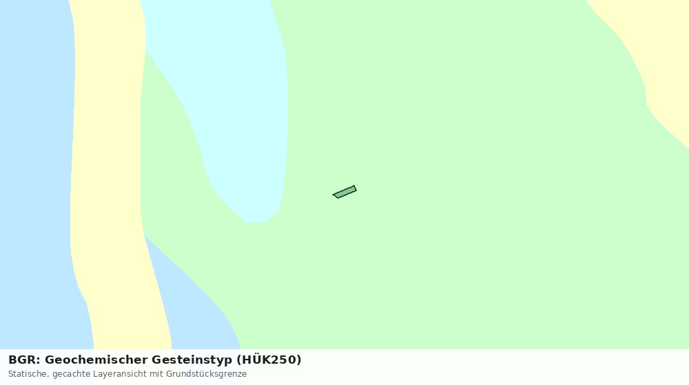 Statische Kartenansicht: BGR: Geochemischer Gesteinstyp (HÜK250)