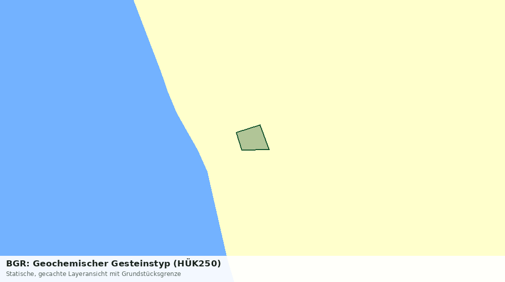 Statische Kartenansicht: BGR: Geochemischer Gesteinstyp (HÜK250)