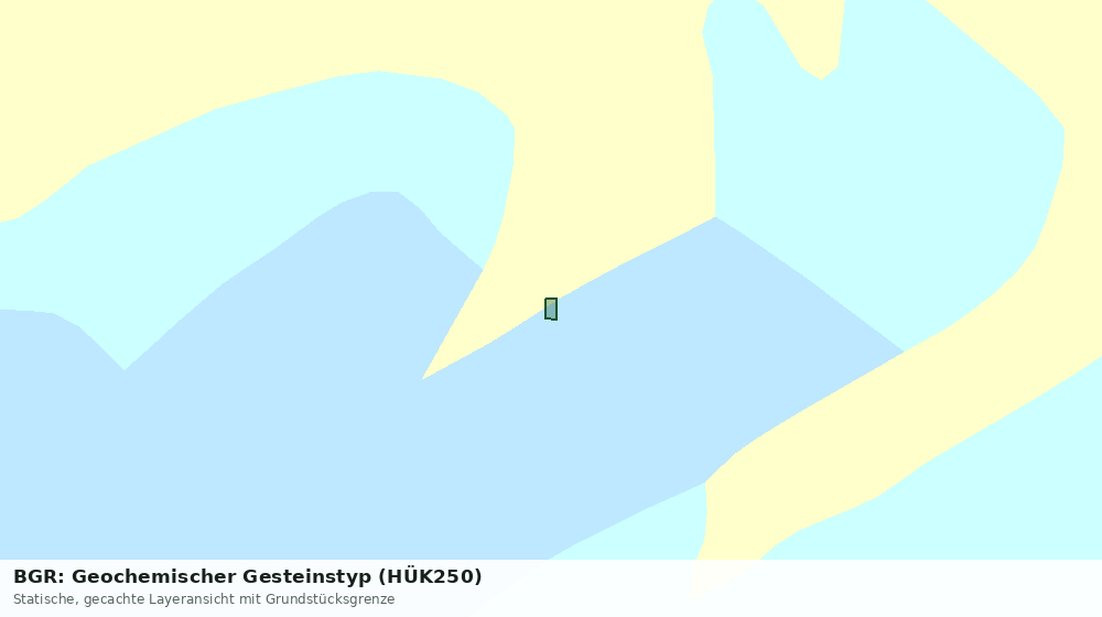 Statische Kartenansicht: BGR: Geochemischer Gesteinstyp (HÜK250)