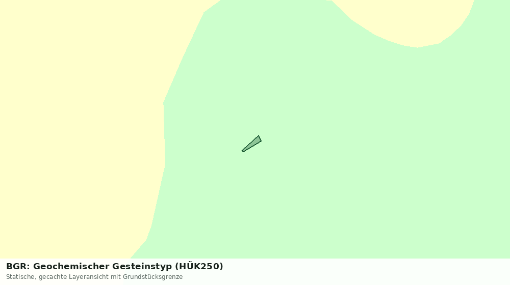 Statische Kartenansicht: BGR: Geochemischer Gesteinstyp (HÜK250)