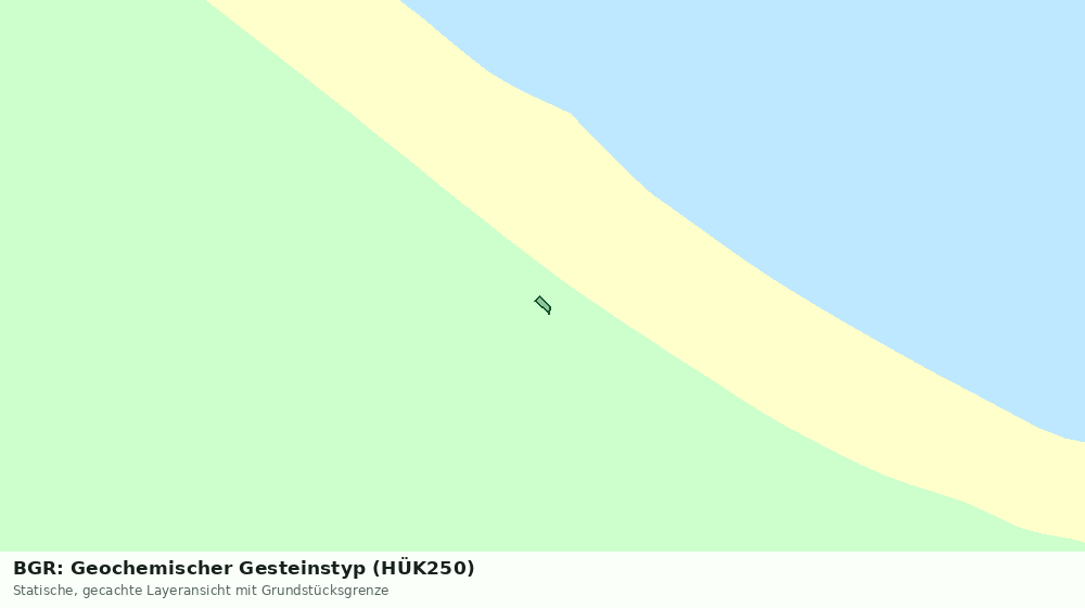 Statische Kartenansicht: BGR: Geochemischer Gesteinstyp (HÜK250)