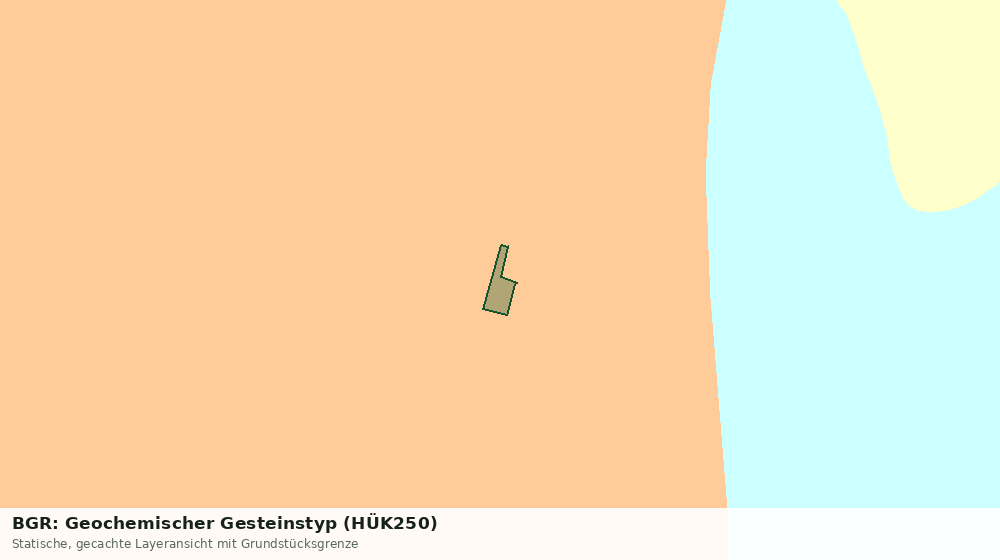 Statische Kartenansicht: BGR: Geochemischer Gesteinstyp (HÜK250)