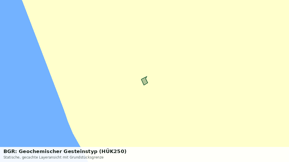 Statische Kartenansicht: BGR: Geochemischer Gesteinstyp (HÜK250)
