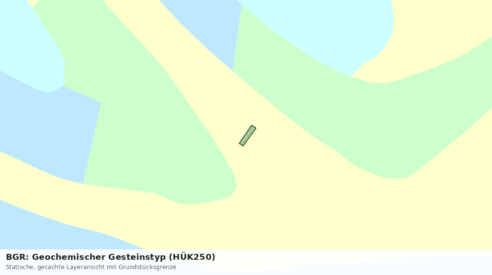 Statische Kartenansicht: BGR: Geochemischer Gesteinstyp (HÜK250)